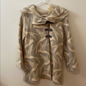 Vintage Sleeping on Snow Wool Coat